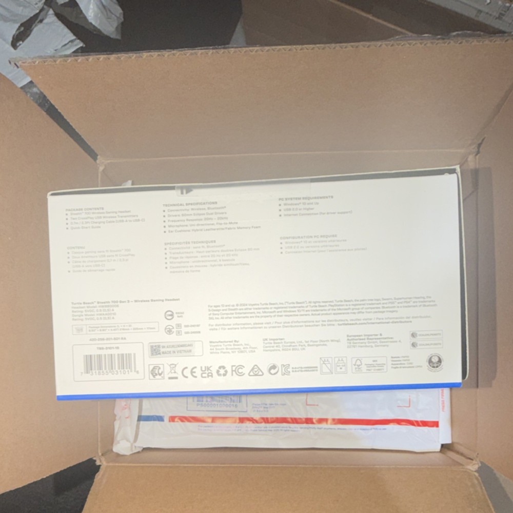 Turtle Beach Stealth 700 Gen 3 Wireless Bluetooth Headset 60mm Eclipse AI Noise