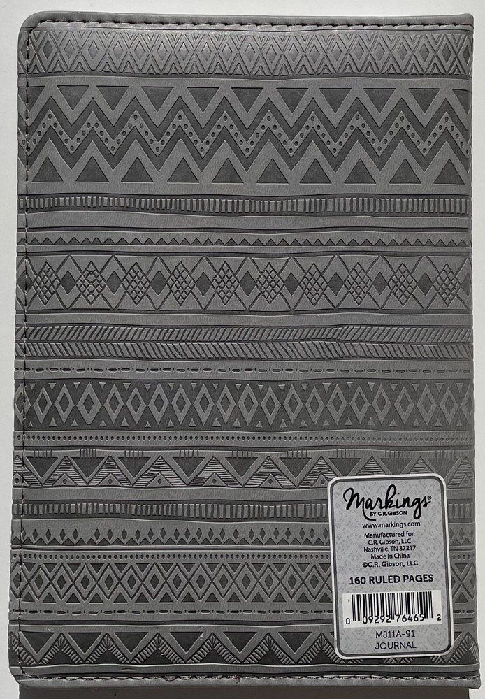 Gibson Embossed Soft Leatherette Journal/Notebook (Minor Defect on Back Cover)