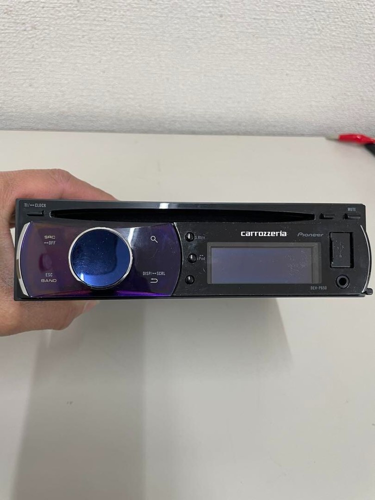 PIONEER DEH-P650 CD PLAYER w/Remote Controller Operation Tested