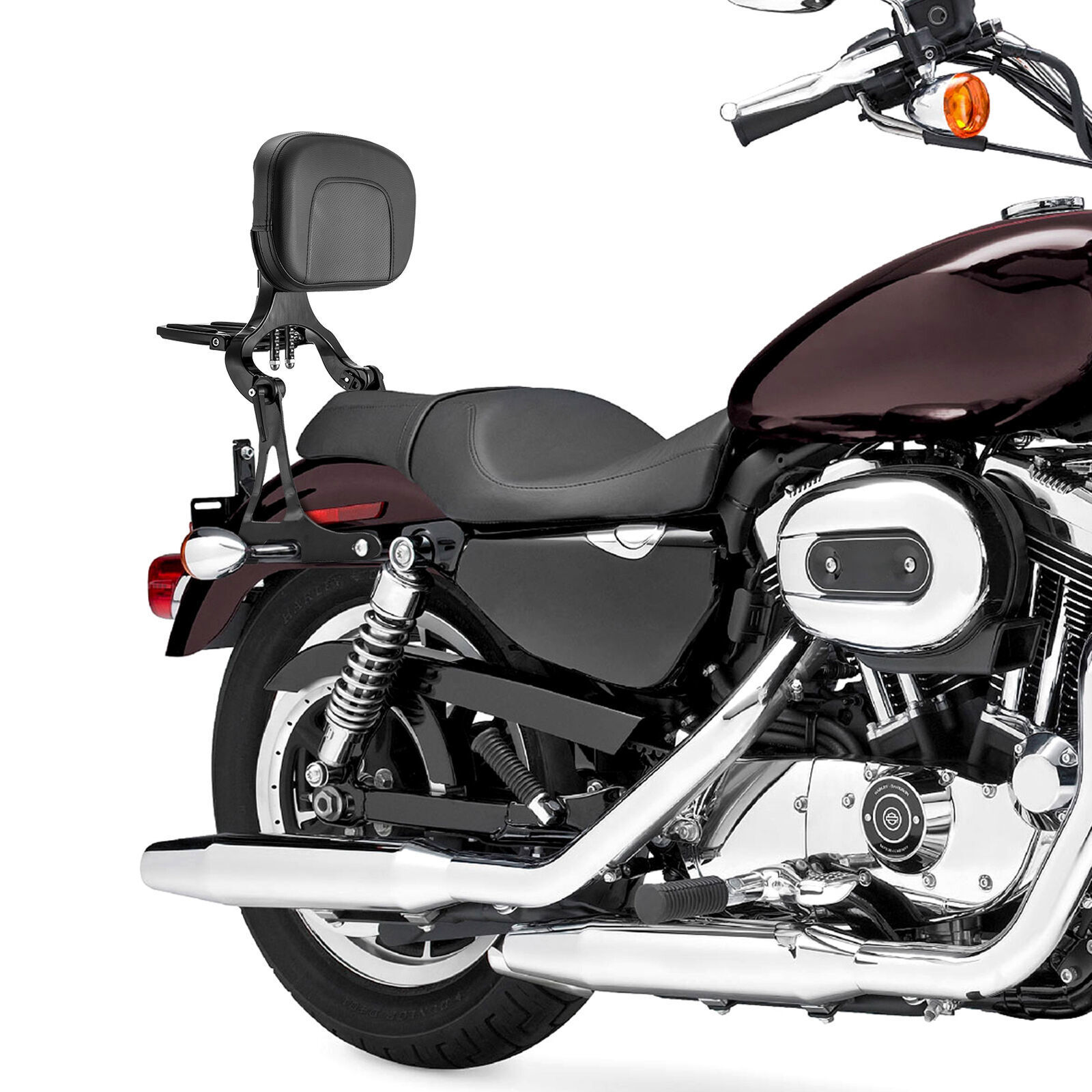 Multi-Purpose Backrest Sissy Bar For Harley Sportster 883 1200 Iron 2004-2024