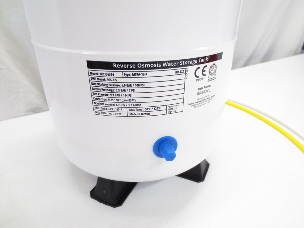 A.O. Smith High Efficiency Reverse Osmosis Replacement Water Tank
