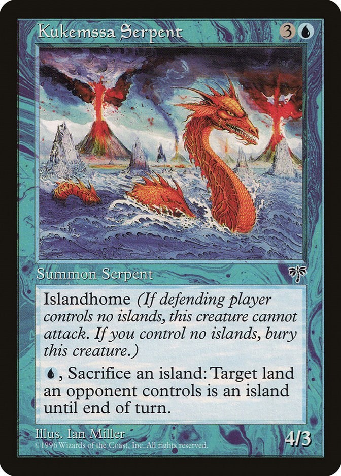 Kukemssa Serpent Mirage N/A MTG MP