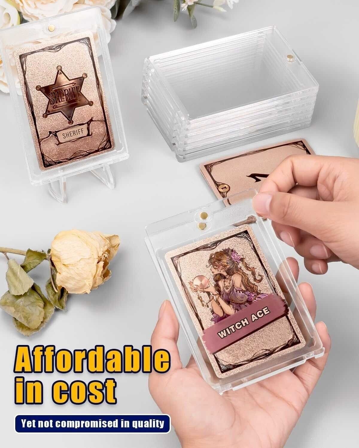 400 Pack Magnetic One Touch Card Holder For 35PT Sports Trading Cards (16*25box)