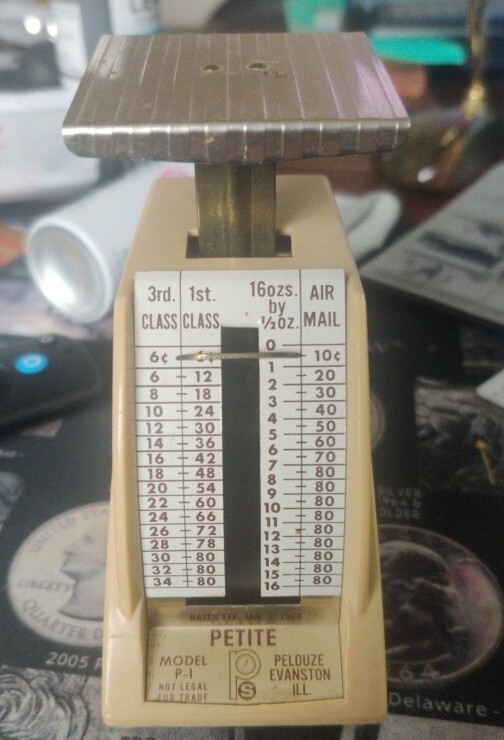 Vintage Postage USPS Mail Scale 1968