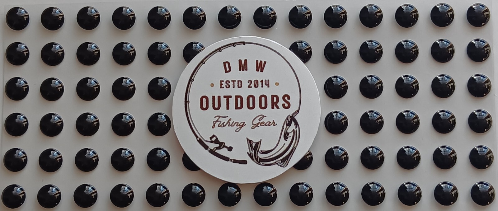 Holographic 3d Adhesive Fish Eyes, Multi Sizes & Colors Available, Fly Tying