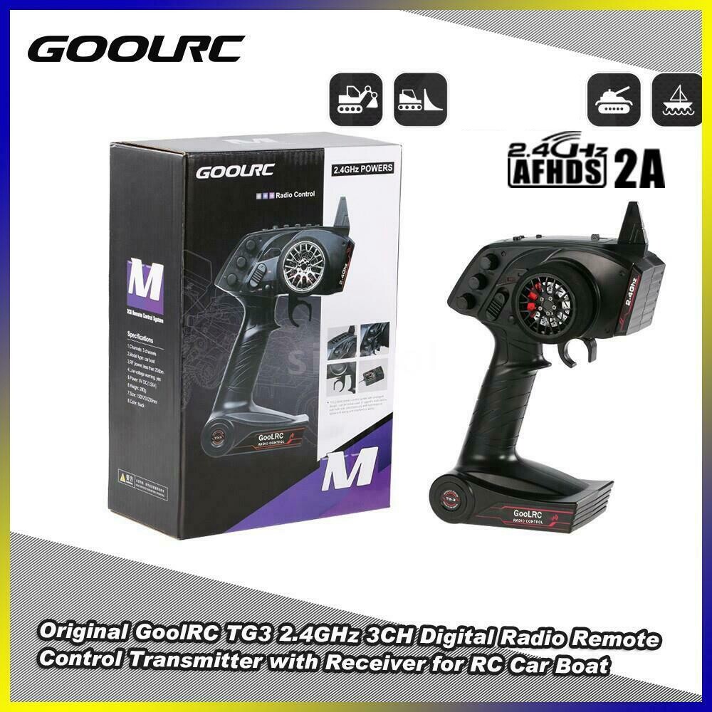 GoolRC TG3 3CH 2.4GHz RC Transmitter Receiver Set with Speed Limit Function