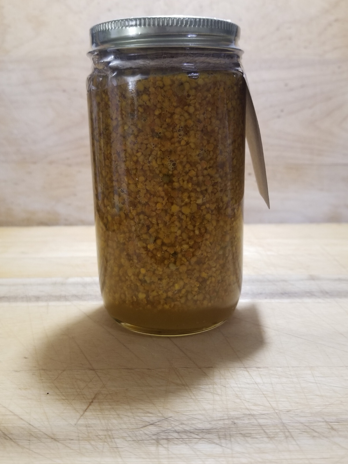 Honey and Bee Pollen - 100% Raw, Wildflower, Local, Organic, Unfiltered