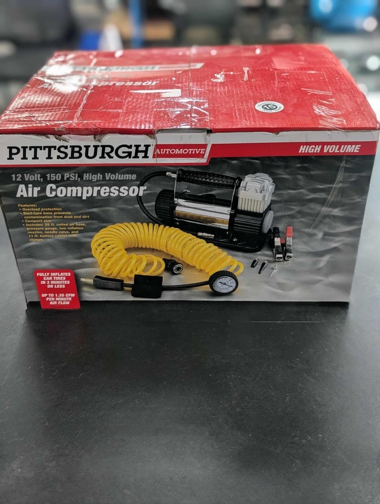Compact air compressor, 12 volt 150 psi - PITTSBURGH