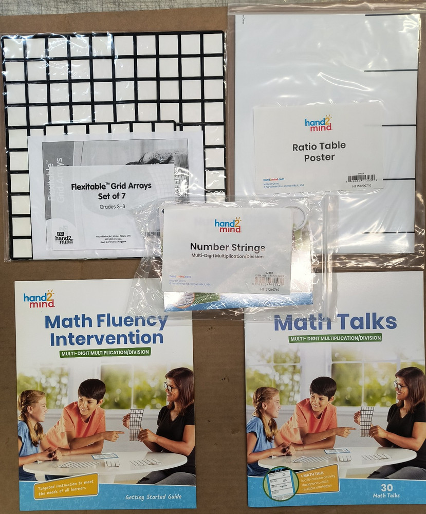 ETA Hand2Mind Math Fluency Intervention Kit Manipulatives 92294