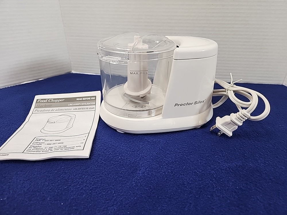 Proctor Silex Chop-Master 72500R Mini Food Chopper 1.5 Cup Processor