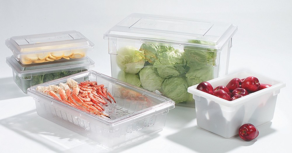 Storplus Food Storage Container Colander with Stackable Design for Catering, ...