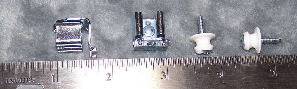 Plantation Shutter Catch - Zinc