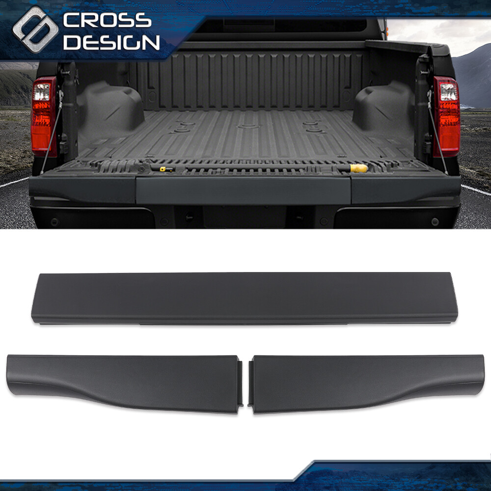 Fit For 08-16 Ford Super Duty F250 F350 Flexible Step Tailgate Trim Cap Molding