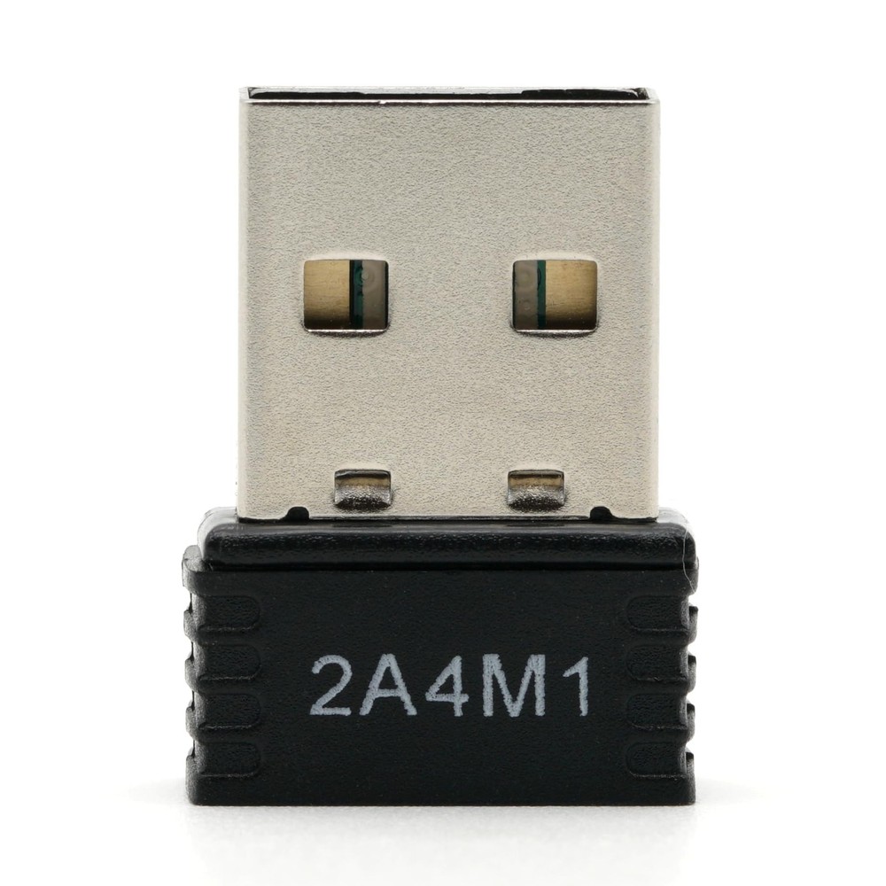 WiFi 4 USB Nano Wireless Network Dongle Adapter for Linux (Black)