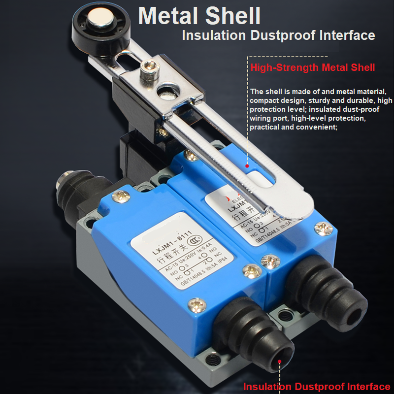 Stroke limit Switch LXJM1-8108 Mechanical Contact Momentary Roller Micro Switch