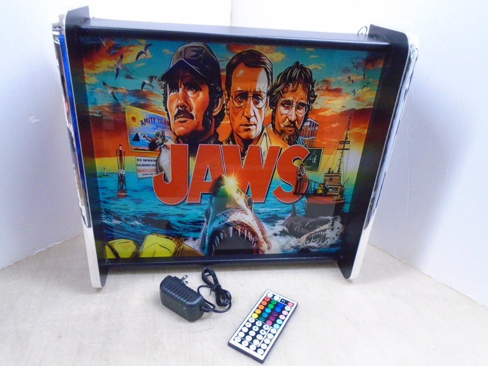 Jaws custom sign Pinball LED Display light box