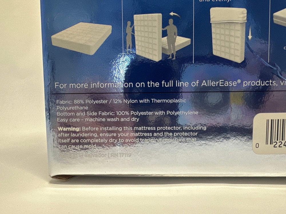 AllerEase Purely Clean Pro Maximum Zippered Mattress Protector