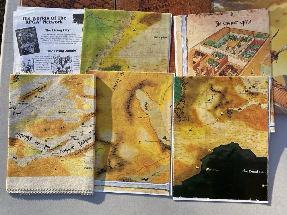 Dark Sun Campaign Setting Expanded Box Set Dungeons & Dragons TSR Psionics
