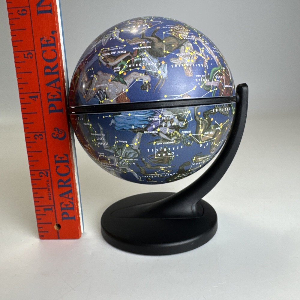 Wonder Globe Constellation 4.3 Inch Desktop World Globe Replogle 2001 Celestial