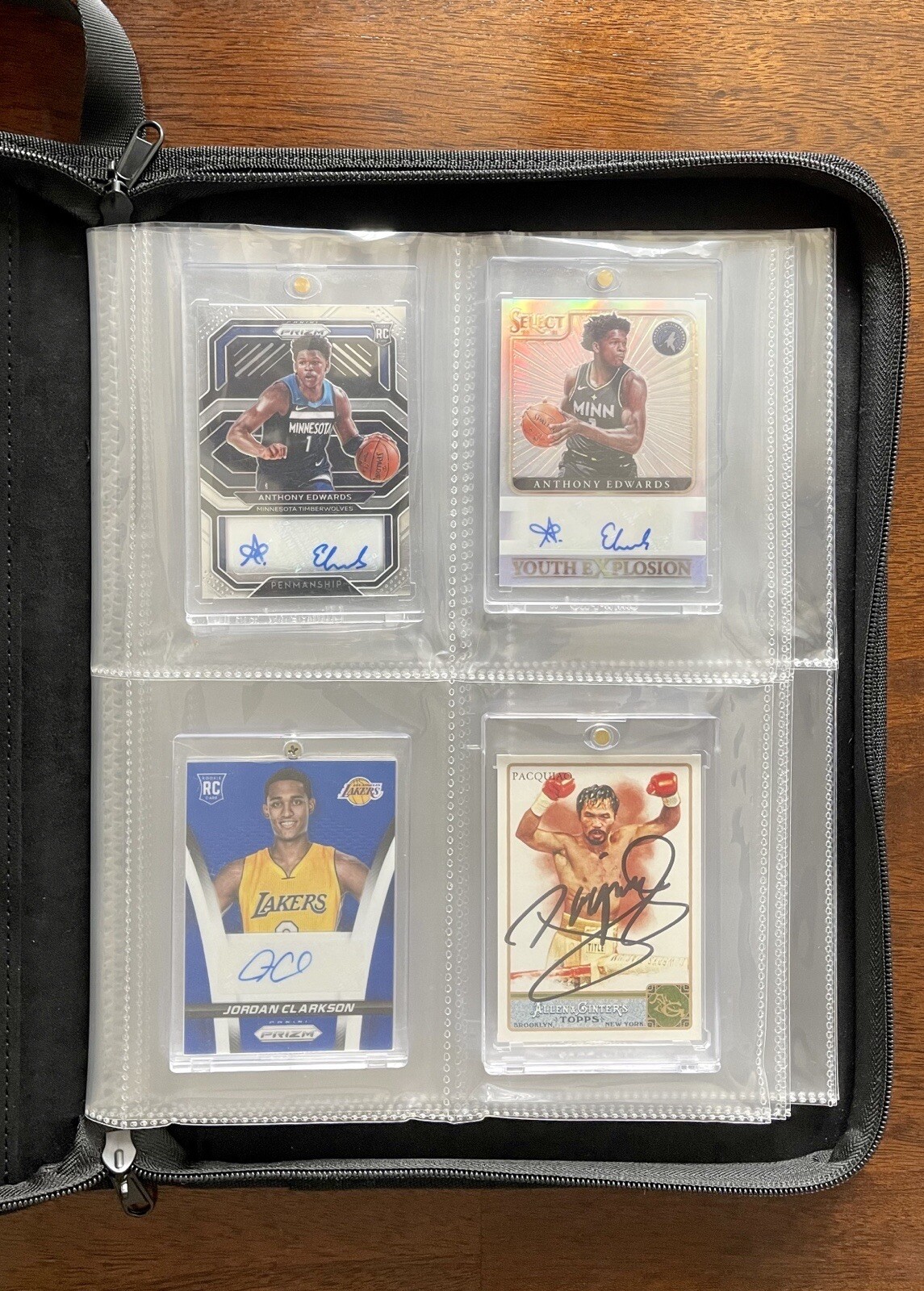 TopLoader Binder & One Touch Magnetic Thick Hard Case Binder 24 Cards