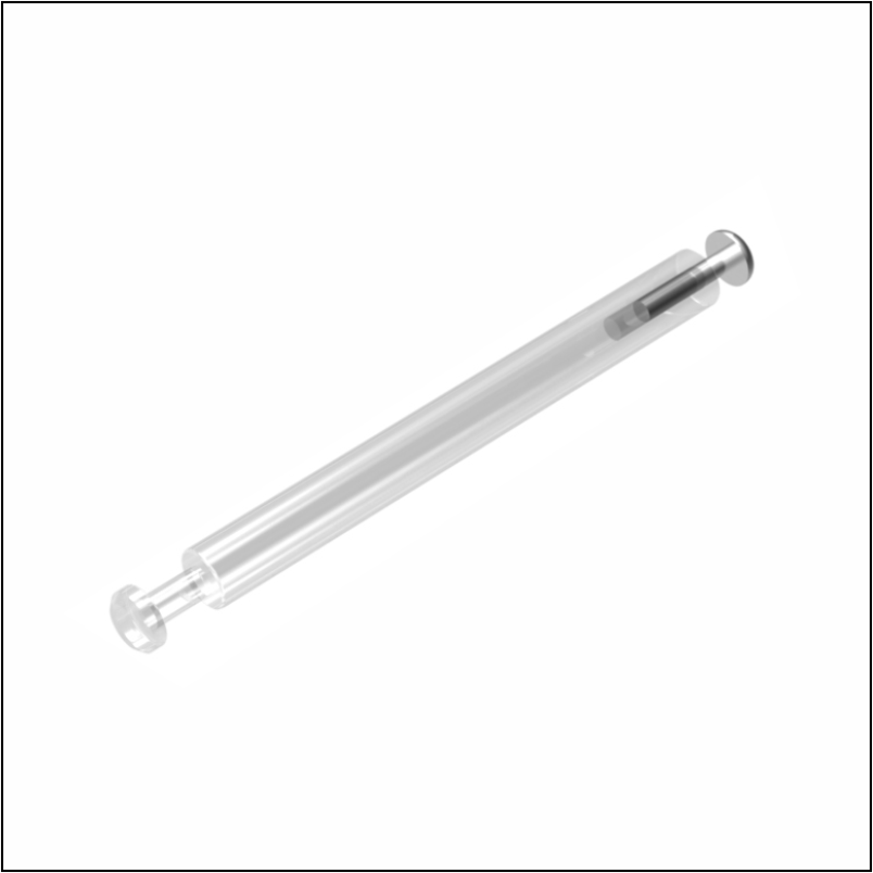 Optical Display - Clear Polycarbonate pegs