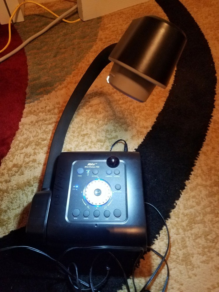 AVer AVerVision F50 Flexible Arm Visualizer Portable Overhead Document Camera.