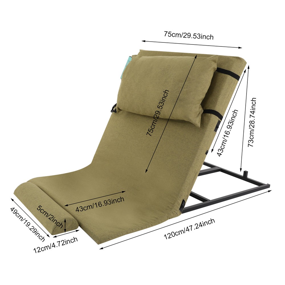 Electric Lifting Backrest 660 lbs 2-80° Adjustable Lifting Bed Backrest