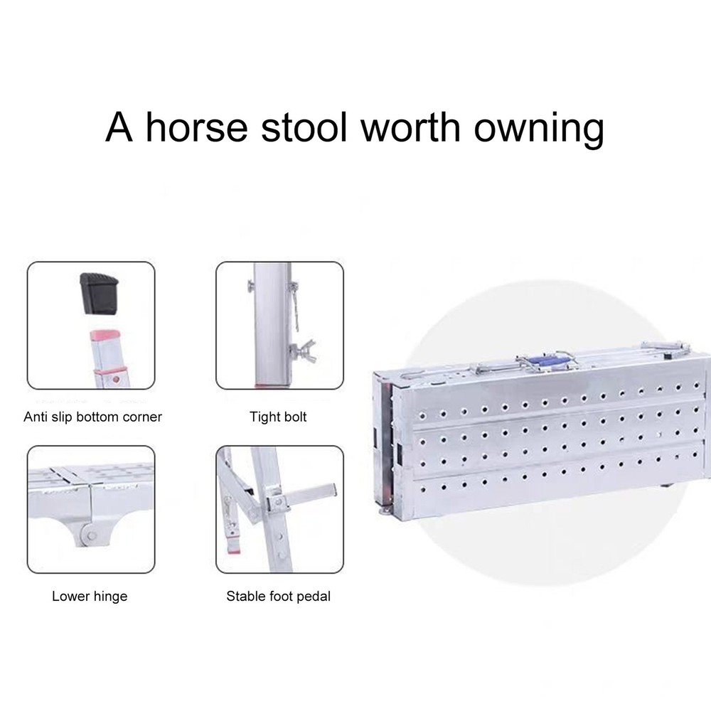 Portable Folding Scaffolding P latformWork Bench Scaffold With Adjustable Height
