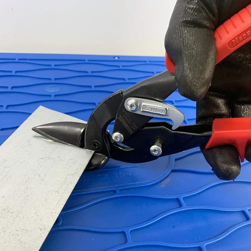 Ambidextrous Offset Aviation Snips - Rust-Resistant Cutting Shears