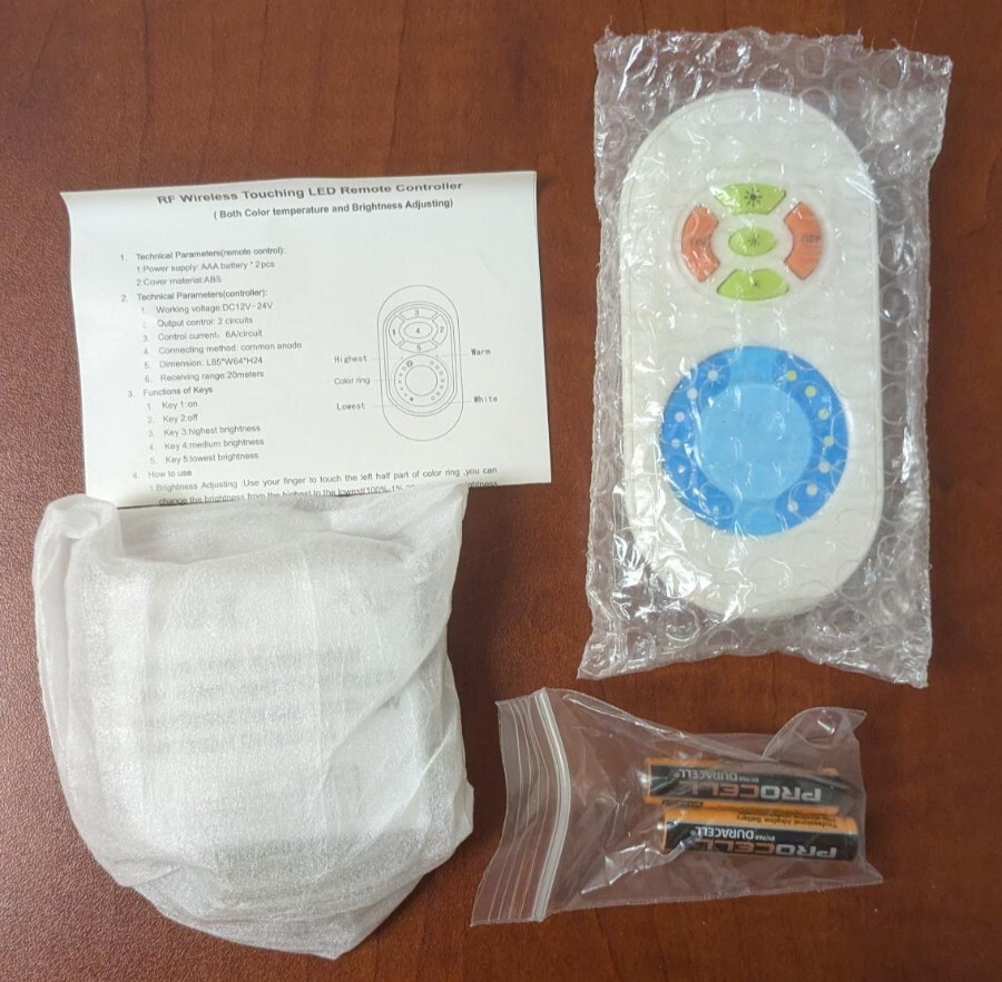 Nova Flex LED Remote & Strip Controller | Adjustable, Wireless, RF | NF-WC-A/S