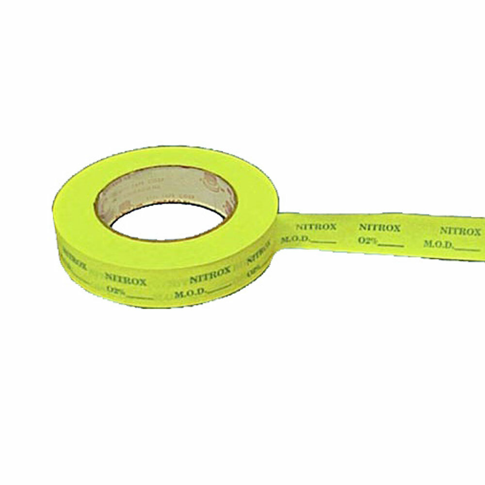 Nitrox Tank Valve Tape