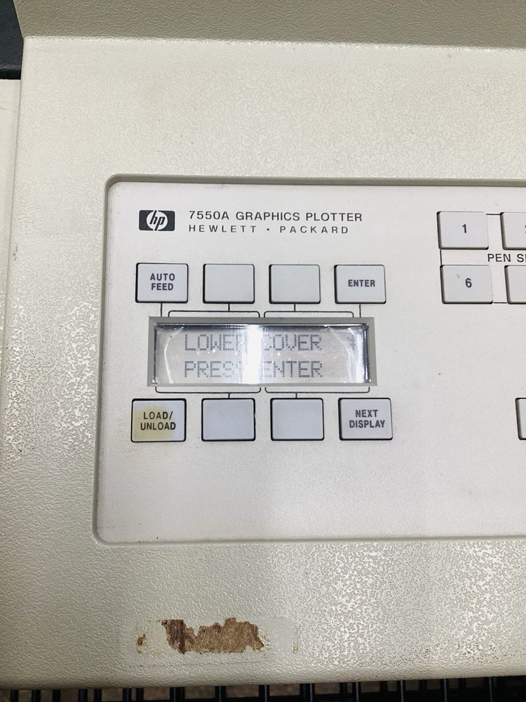 Hewlett Packard HP 7550A Graphics Plotter
