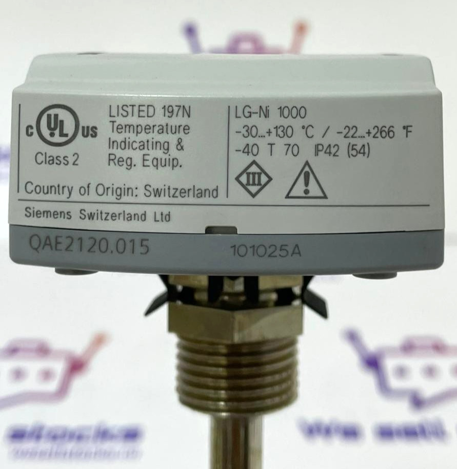 SIEMENS QAE2120.015 Duct Temperature Sensor