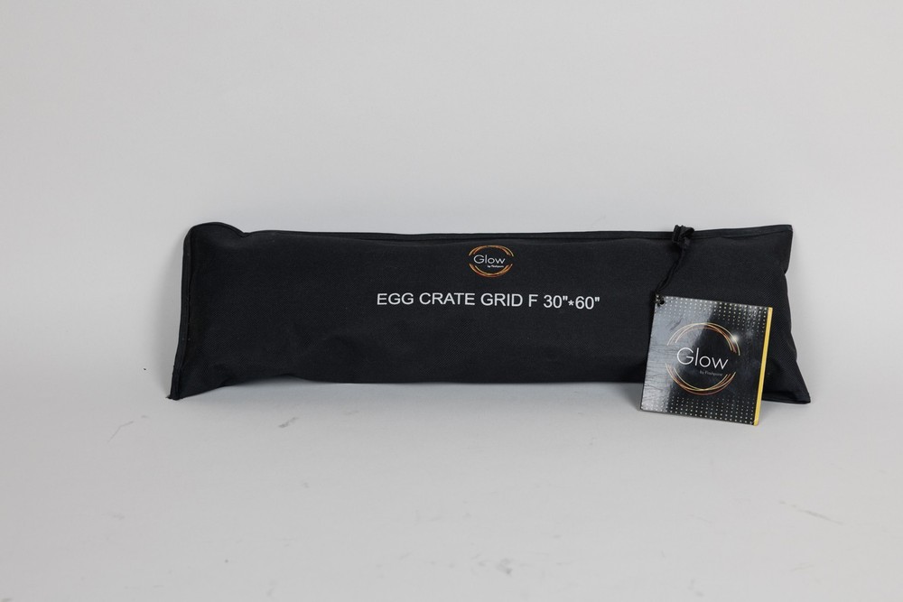 2 Glow Series Large Rectangular Softboxes 30" x 60" & 2 Egg Crate Grids