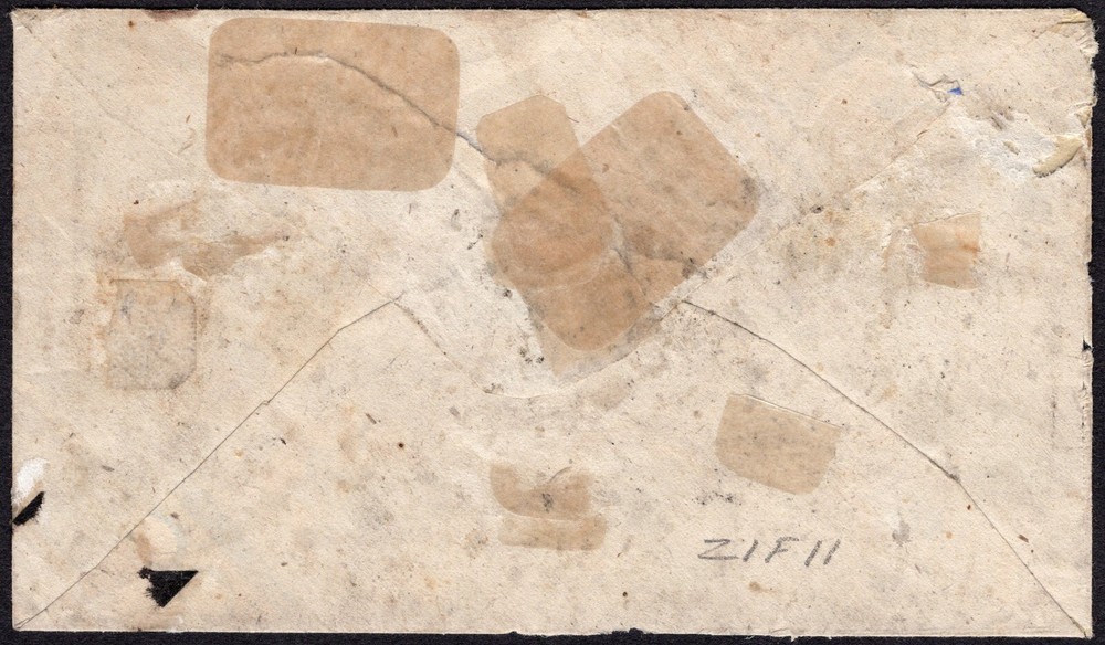 Confederate Wallpaper Adversity Cover, CSA #12 (AD), CDS Pocotaligo, S.C. SEP 14