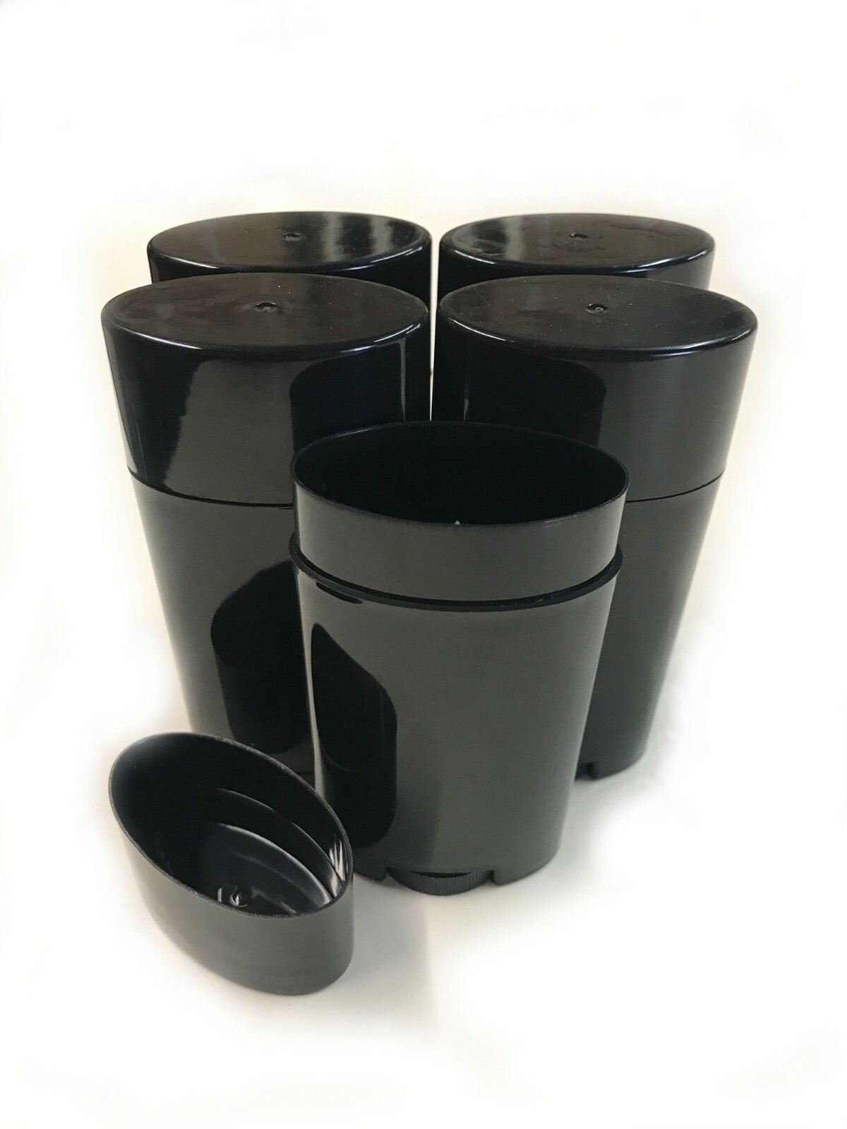 Empty Deodorant Containers - Twist-up, Recyclable, DIY Empty TOP-Fill OVAL