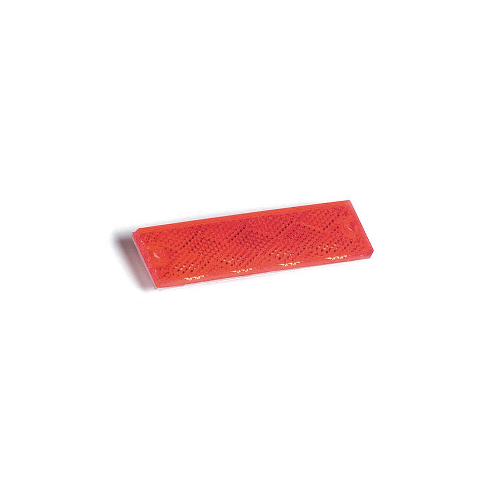 GROTE 40132-3 Reflector,Rectangular,Red,4-7/16" L PK 10