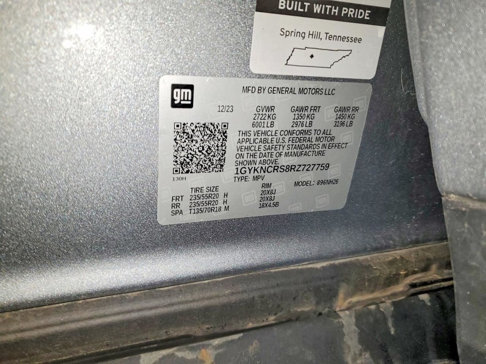 XT5 2024 Glove Box 809351