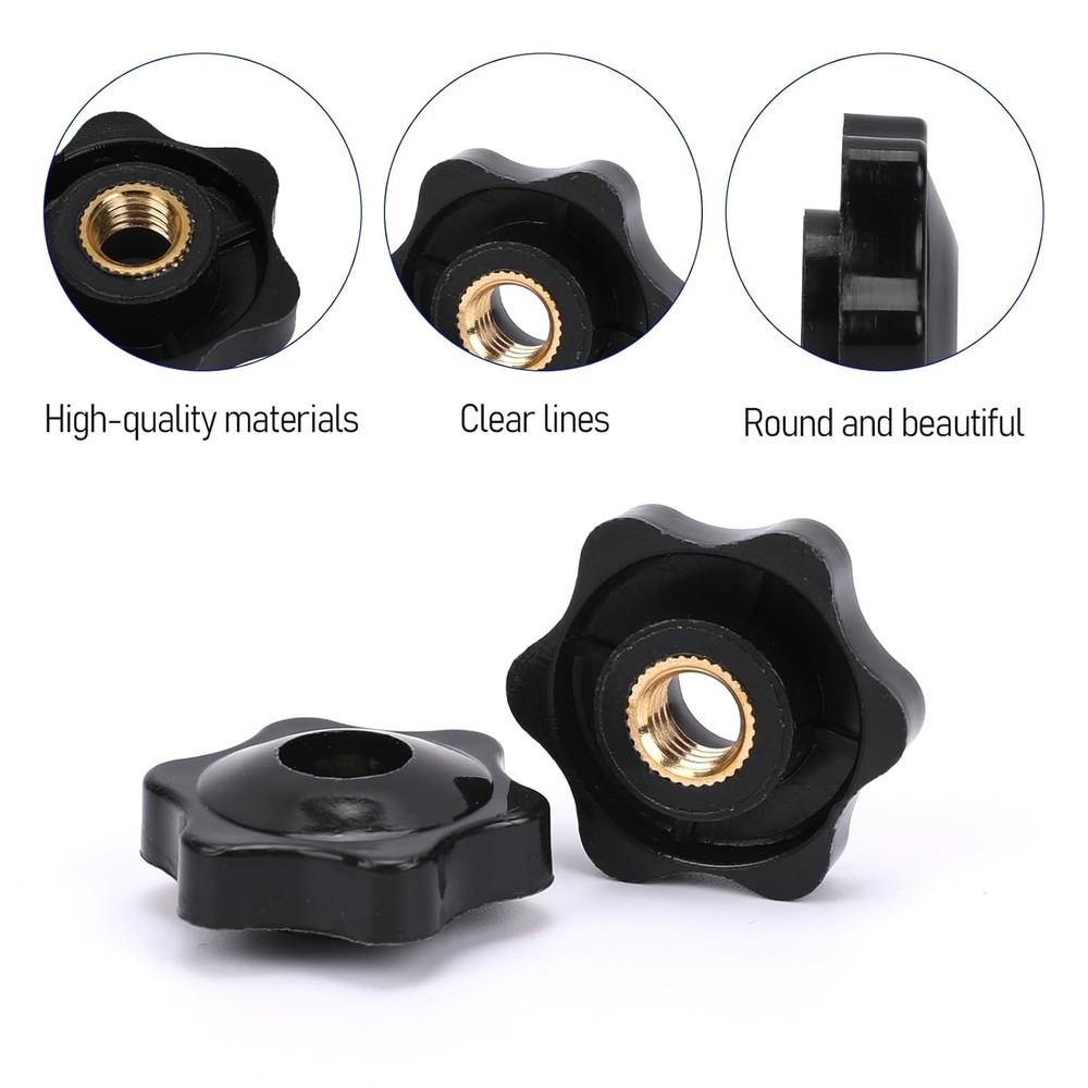 1 4 20 Female Threaded Knobs 20 Pack