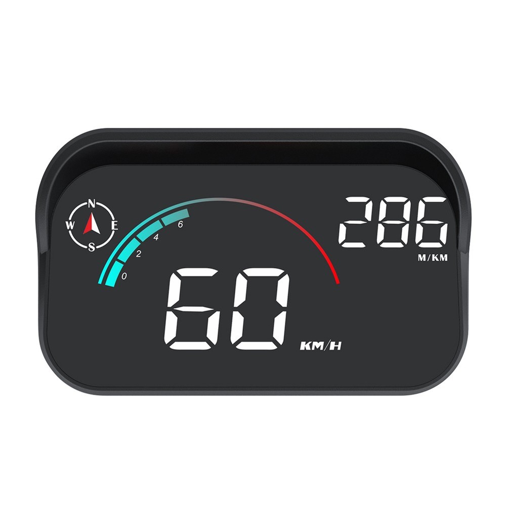 Speedometer HUD, Onboard Computer Head Up Display Gadgets Smart Time Compass