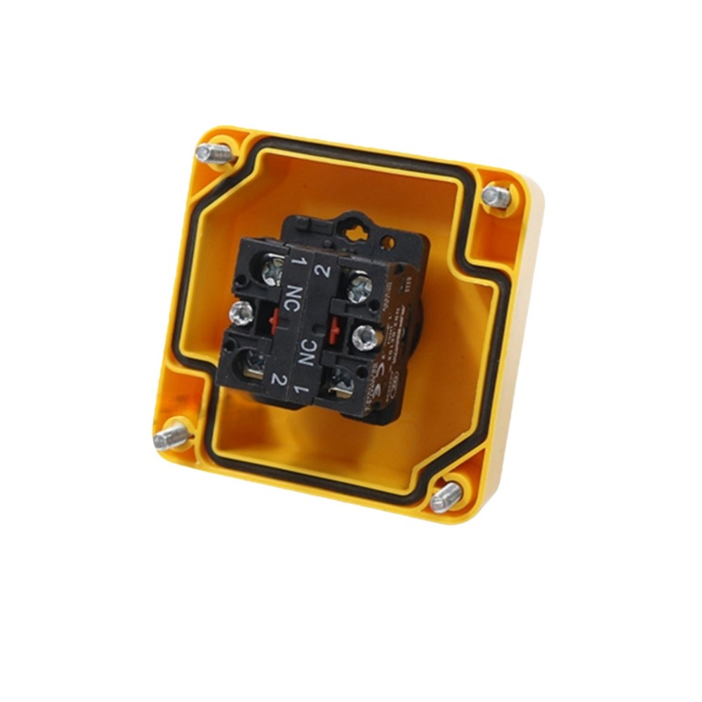 Red Emergency Stop Push Button Switch 660V 10A IP65 Weatherproof Replacement