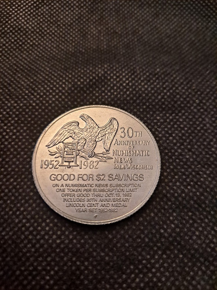 1982 PURPOSE PRINCIPLE JUDGEMENT TOKEN! e9482DXX