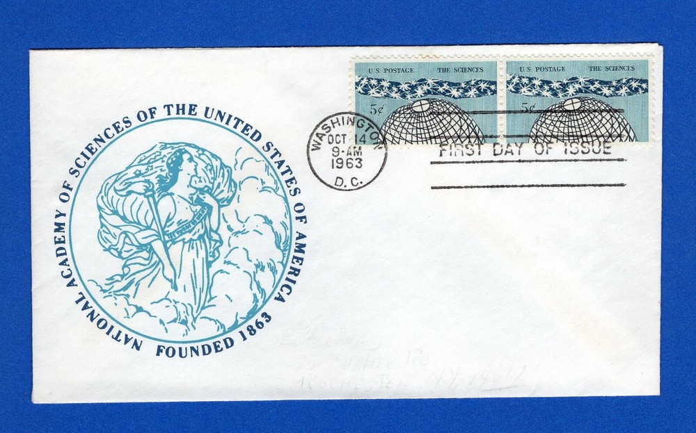 Scott 1237 The Sciences Silk Screen Eric Lewis First Day Cover Only 12 Made