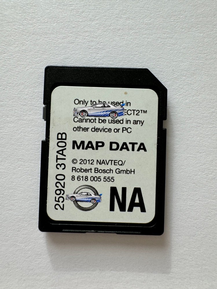 25920 3TA0B Navigation SD Memory Card GPS MAPS