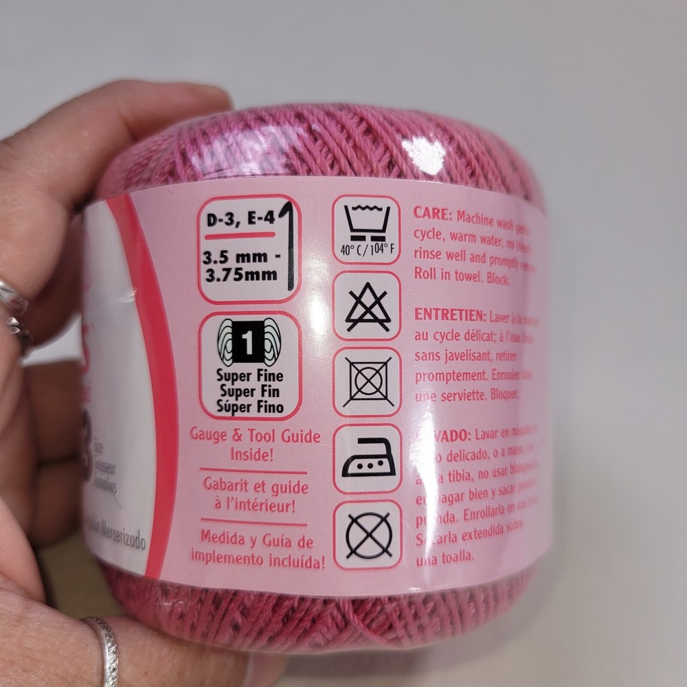 crochet thread lot