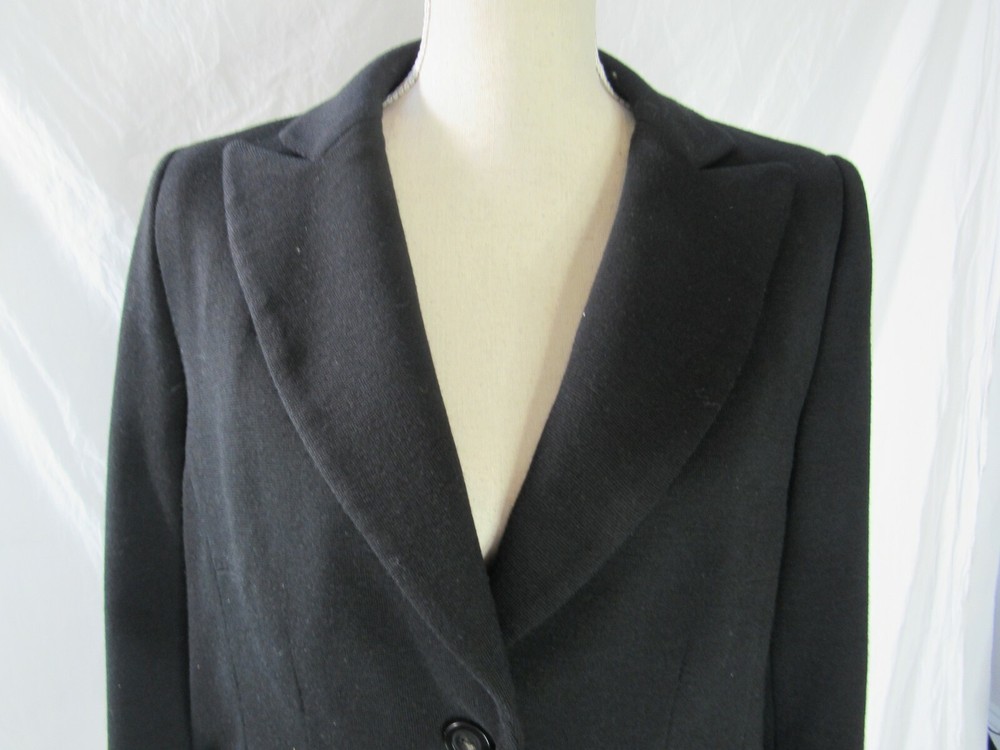 Les Copans Black Blazer Jacket Size 52