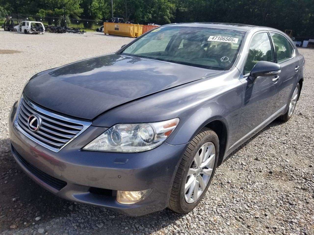 12 2012 LEXUS LS460 FRONT BUCKET SEAT BELT RETRACTOR BEIGE LEFT DRIVER