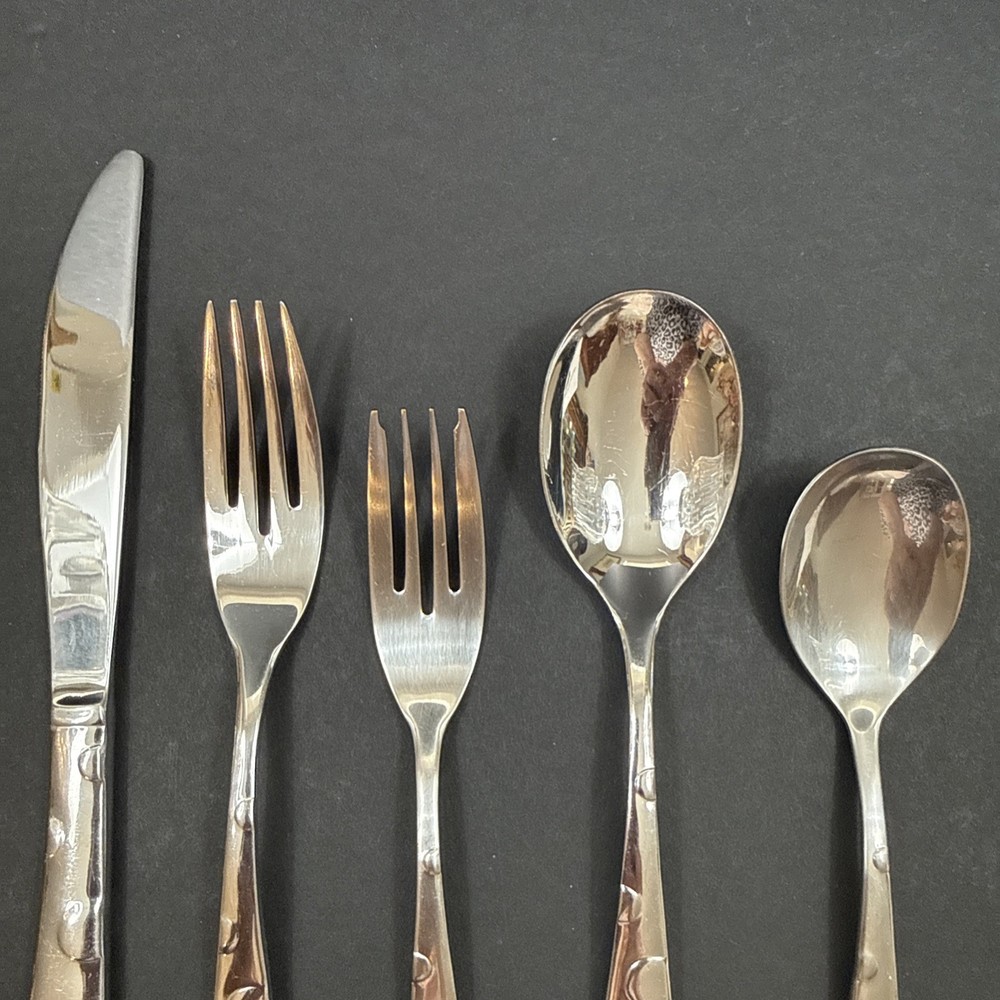 Spode BAKING DAYS Stainless Flatware 5 pc place setting discontinued