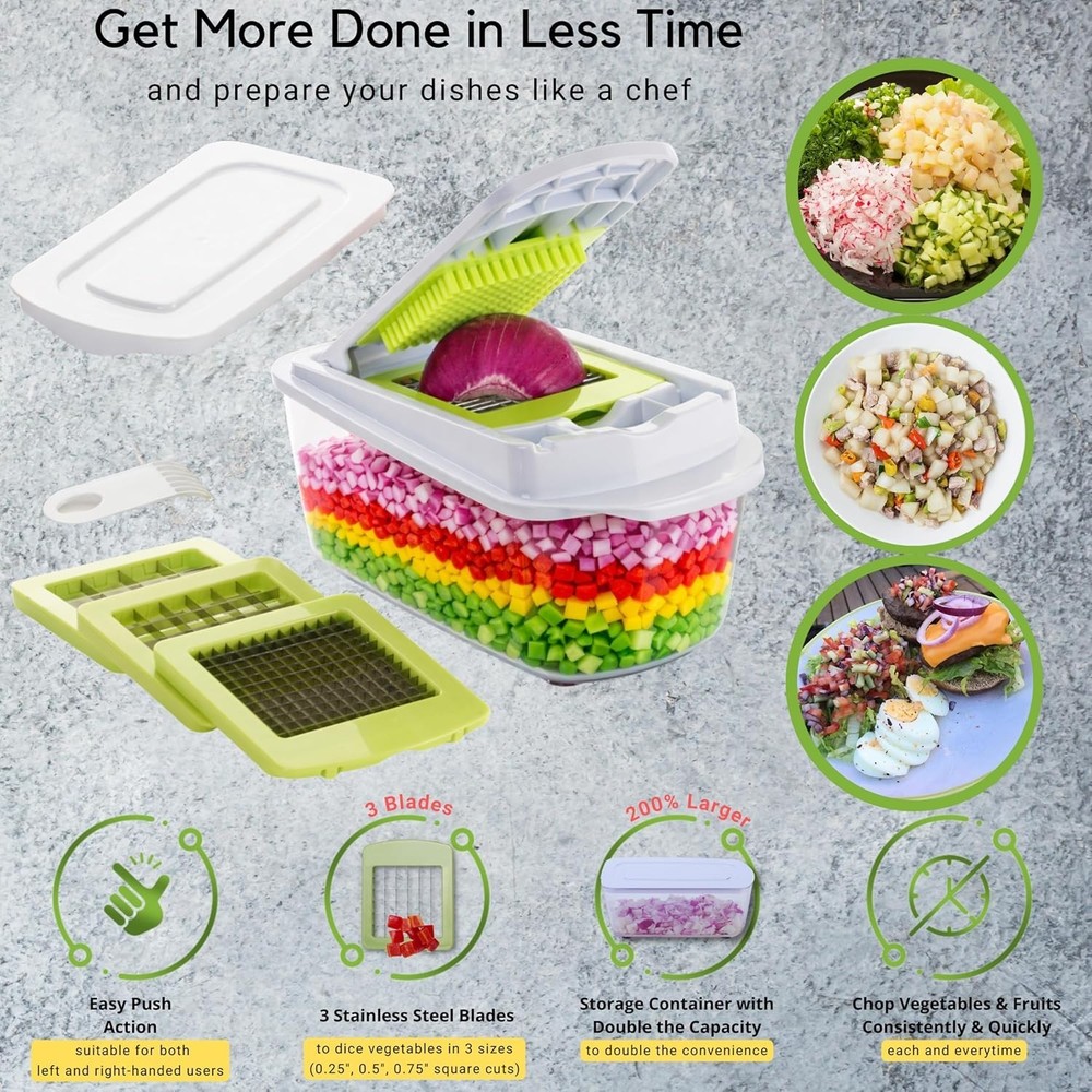 Efficient Fruit and Vegetable Chopper