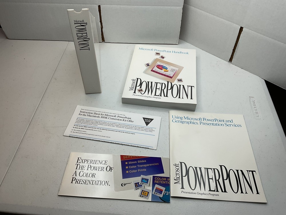 Microsoft PowerPoint Handbook: Presentation Graphics Program - Paperback 1992